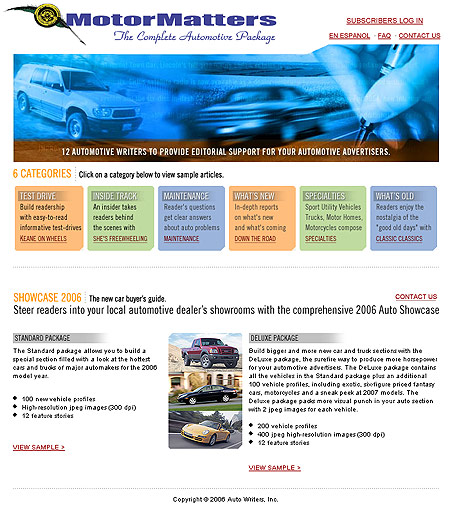 Motor Matters Website Design Review